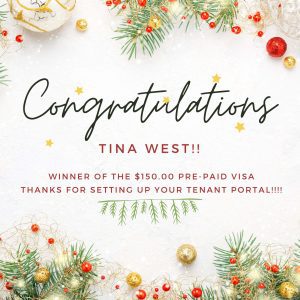We have a Winner!!