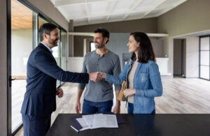 Landlord resolving dispute with tenants