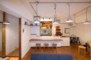 Modern rental home with upgraded lighting fixtures – a landlord property improvement in Calgary for better safety and comfort.