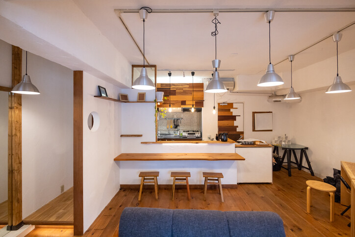 Modern rental home with upgraded lighting fixtures – a landlord property improvement in Calgary for better safety and comfort.